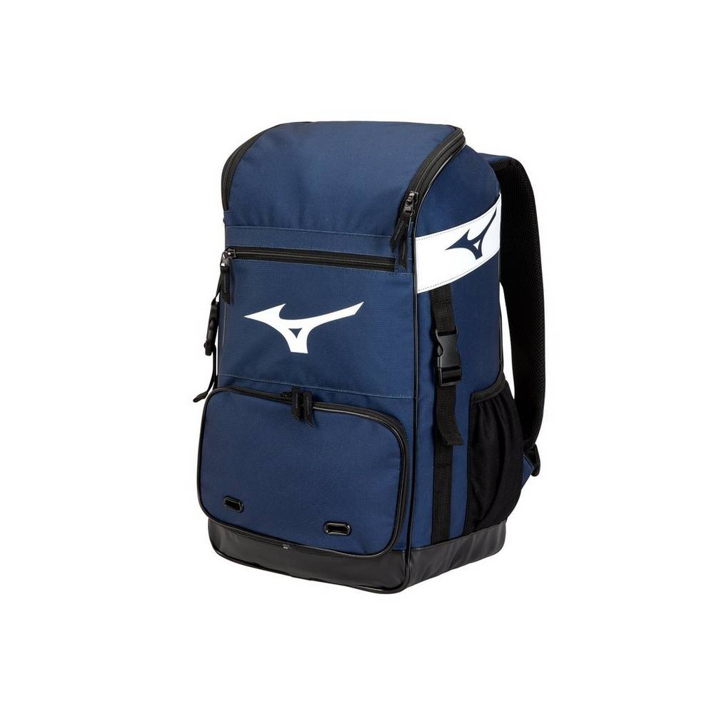 Mochila Mizuno Baseball Organizer 21 - Homem - Azul Marinho - MSGLI3701